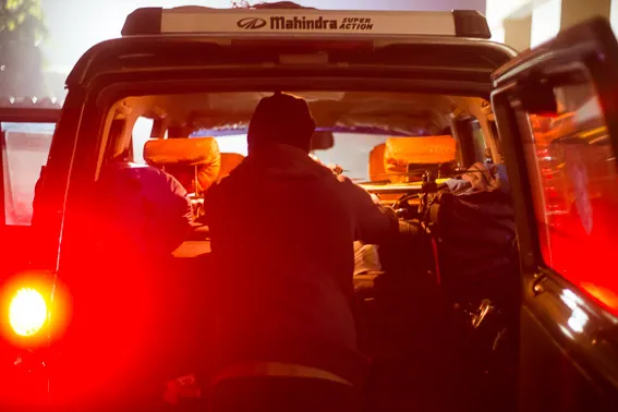 Saavuimme iltamyöhään.